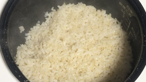 ５ぶづき米炊飯