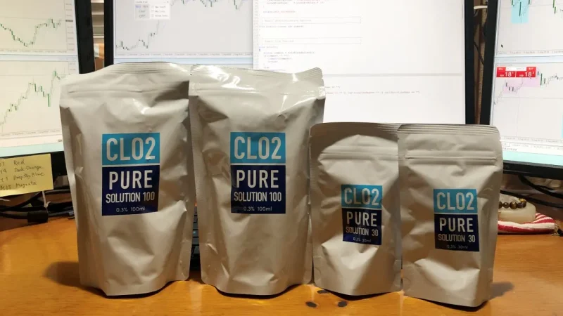 CLO2 PURE SOLUTION 100｜3000ppm二酸化塩素水
